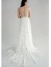 Ivory Full Lace U Back Fairytale Wedding Dress